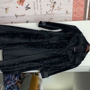 NO LONGER AVAILABLE — Carol Brent fur coat w/ belt